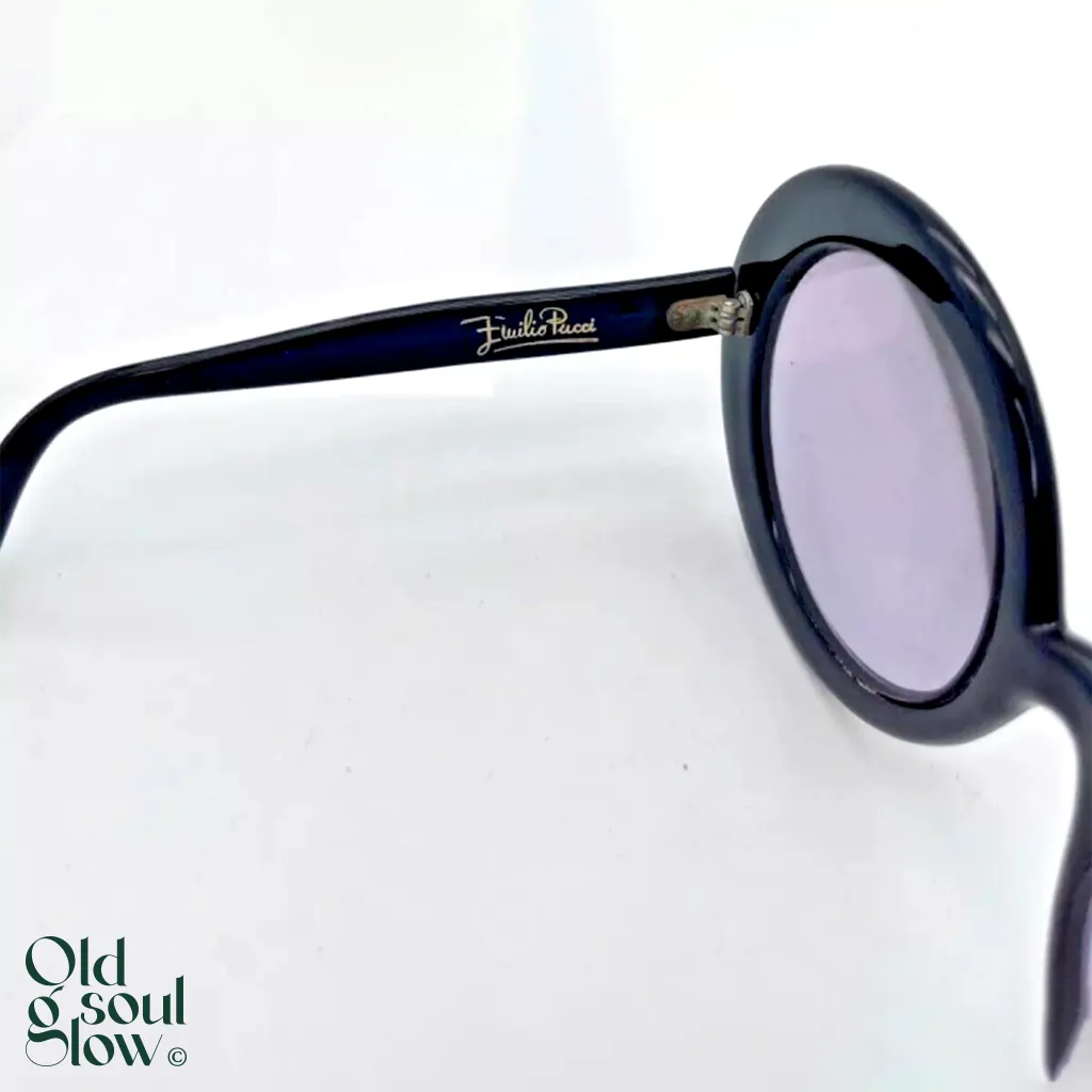 1960s Vintage Emilio Pucci Oversized Sunglasses, Vivara Colorway, view 2