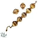 Vintage Jennifer Gibson Crystal Bracelet & Clip Earrings Set, view 2