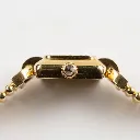 Cartier 18K Gold Cushion Watch with Diamond Bezel, view 3
