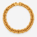 Christian Dior Vintage 1980s Gold-Tone Rhinestone Collar Necklace, view 3