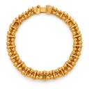 Christian Dior Vintage 1980s Gold-Tone Rhinestone Collar Necklace, view 3