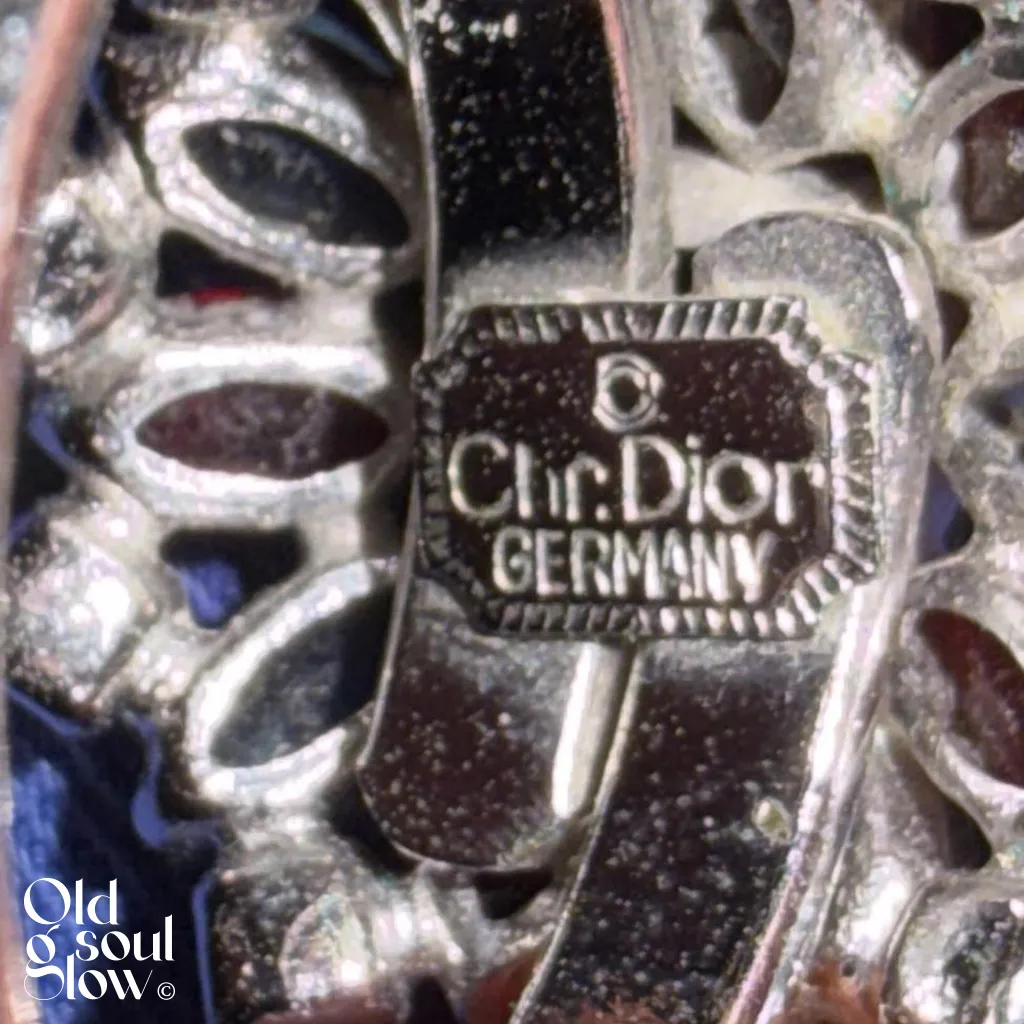 Christian Dior Vintage Floral Ring, view 2
