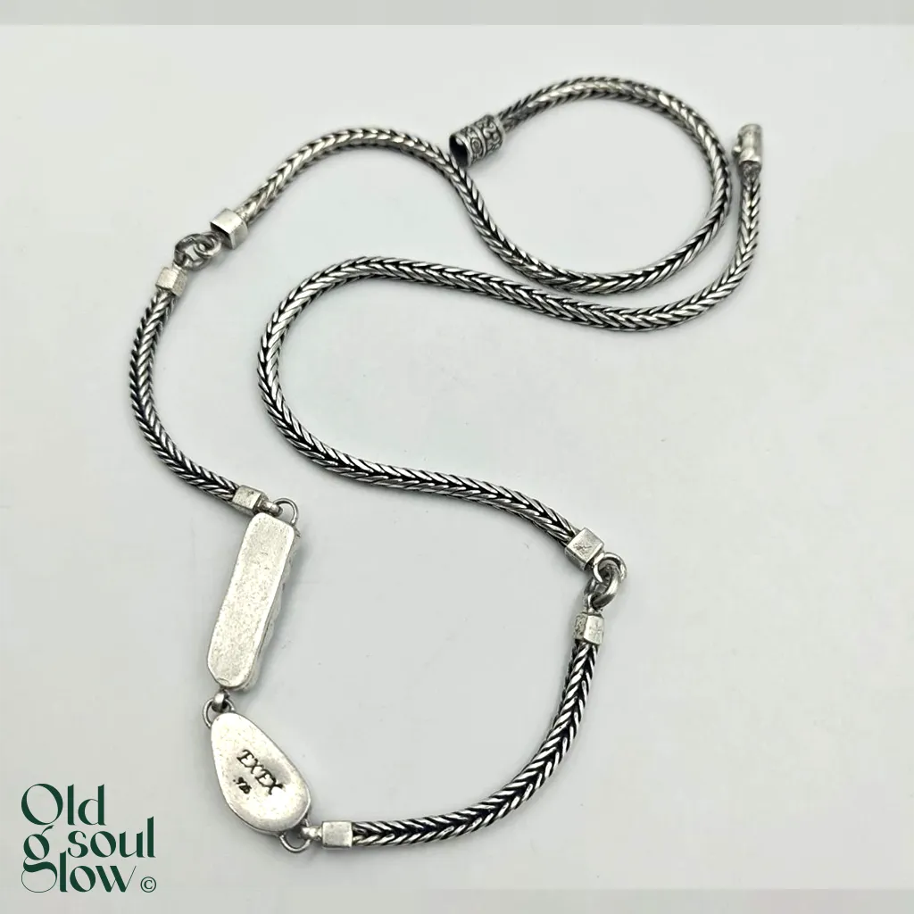 EXEX Claudia Agudelo Sterling Silver Keshi Pearl and Opal Necklace, view 2