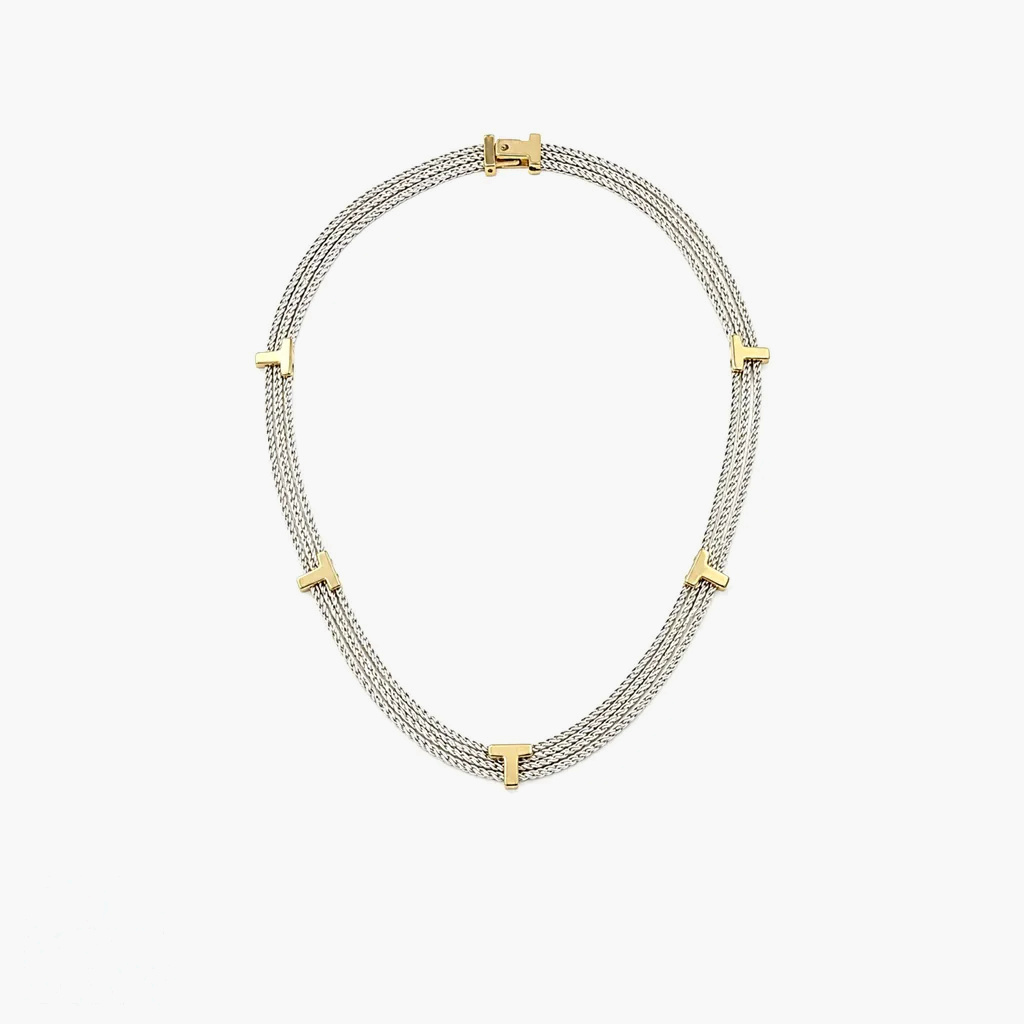 Tiffany & Co. Four-Strand T Twist Necklace