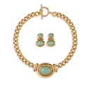 Susan Caplan Vintage Cabochon Necklace & Earring Set