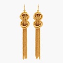 Vintage-Inspired Opera Tassel Knot Long Earrings by My Little Vendome