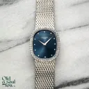 Patek Philippe Vintage Ellipse 18K White Gold Diamond Watch