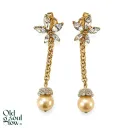 Nina Ricci Vintage Clip-On Drop Earrings