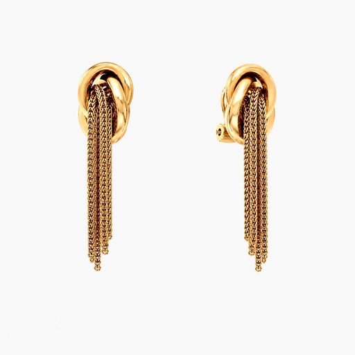 Dior Knot Tassel Earrings
